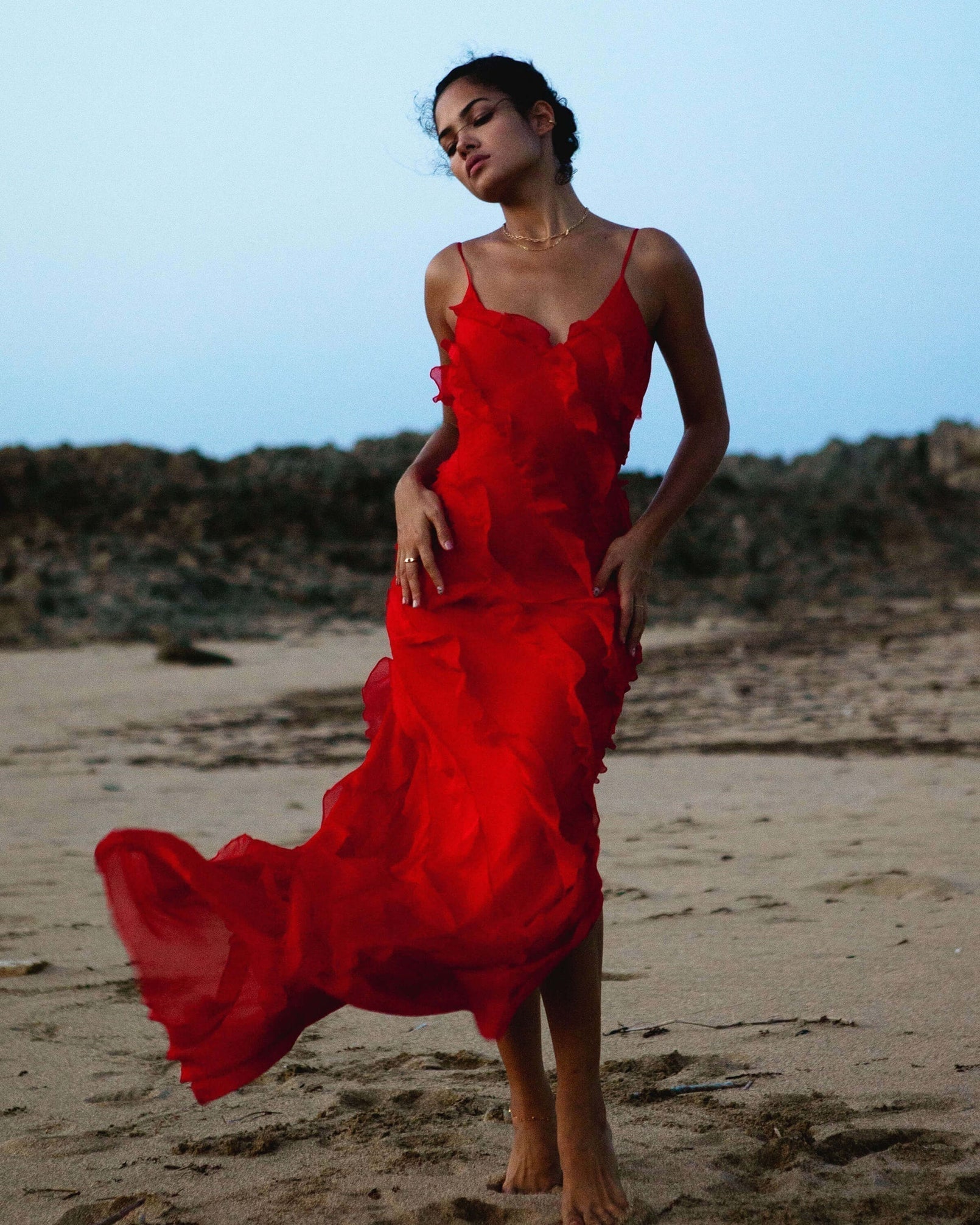 Vestido Longo Tule Malu | Últimas Unidades