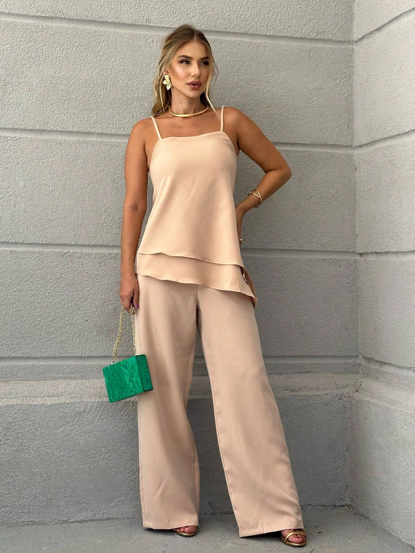 Conjunto Feminino Bege Verona