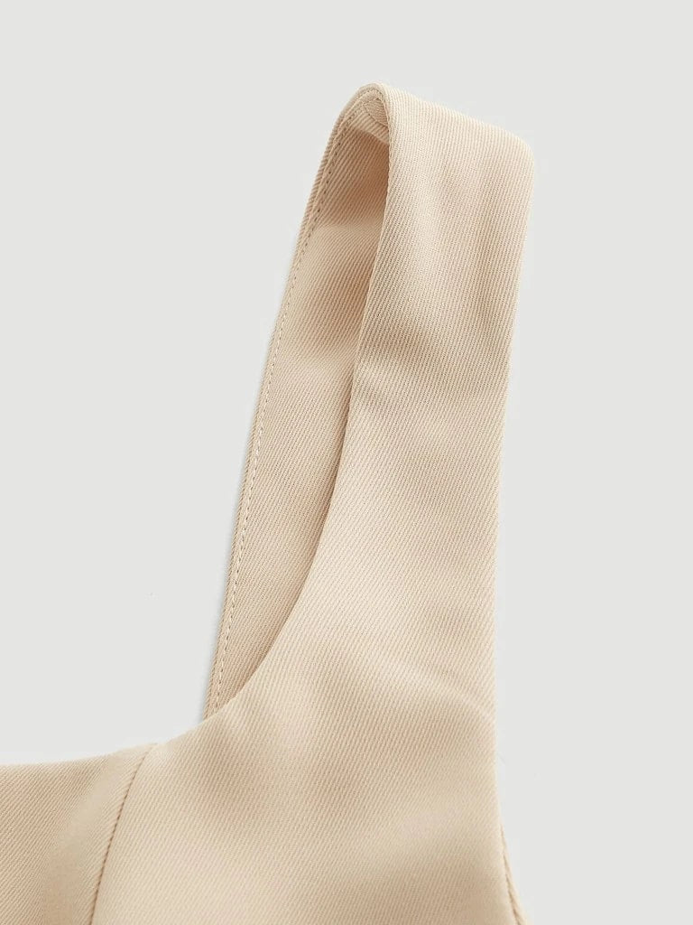 Conjunto Feminino Bege Sintra – Elegância Atemporal