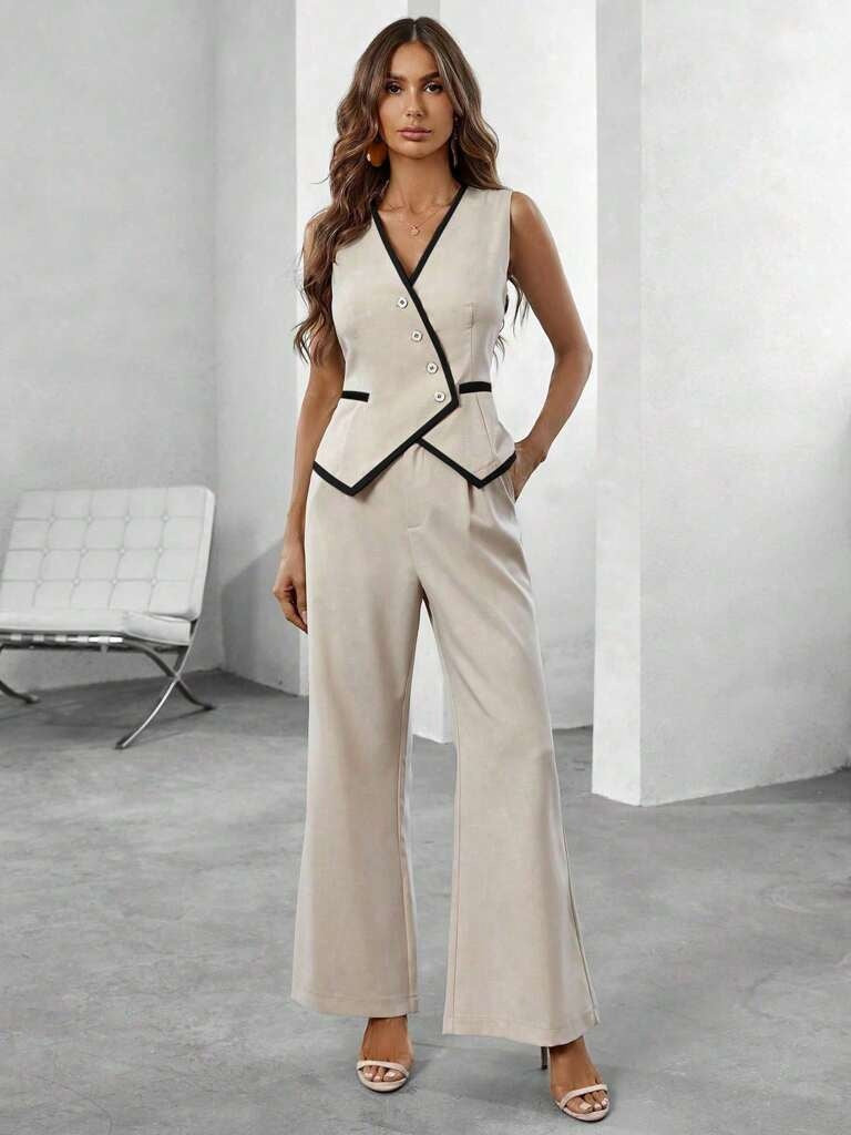 Conjunto Feminino Calça & Blusa – Elegância Atemporal