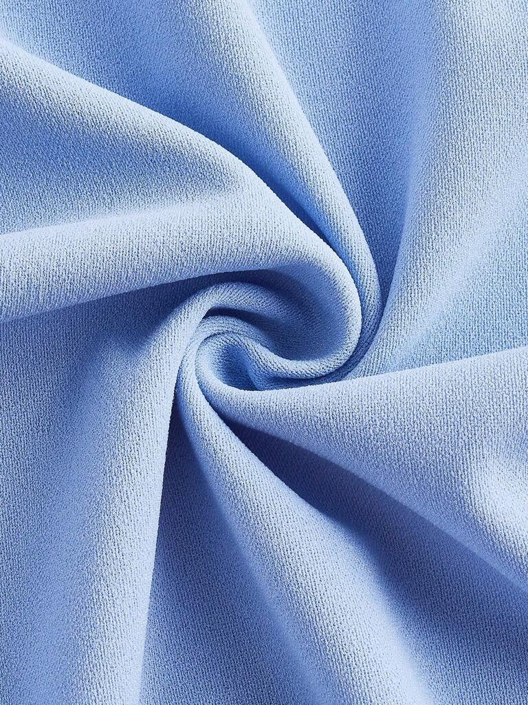 Conjunto Feminino Azul Malvinas – Calça & Jaqueta Curta