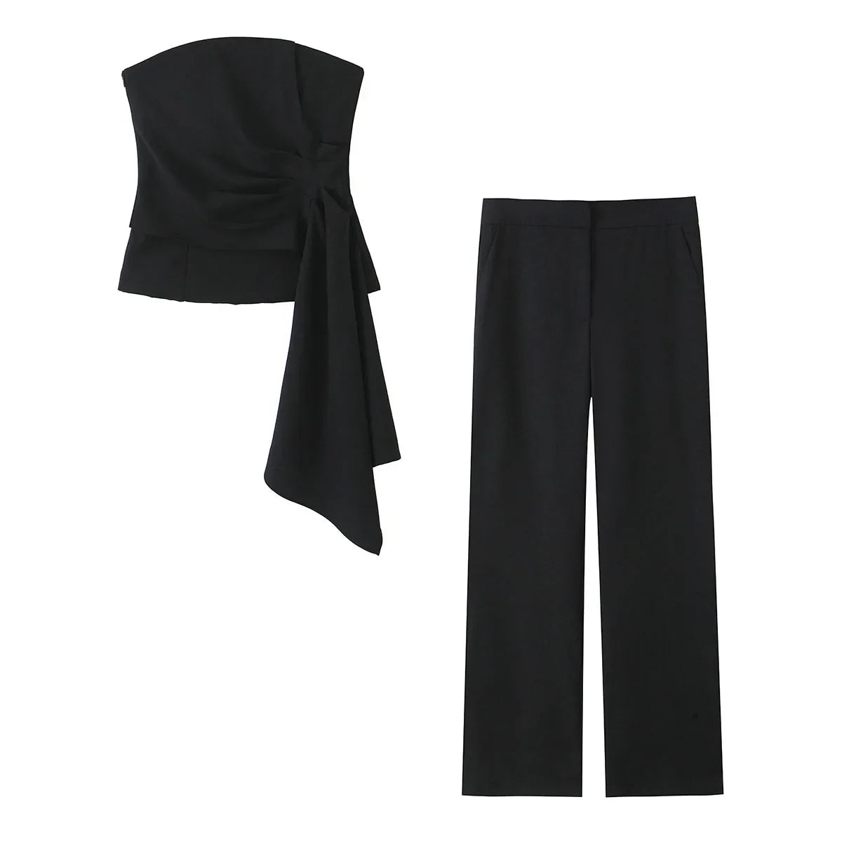 Conjunto Feminino Gracielle – 2 Peças Slim Cintura Alta