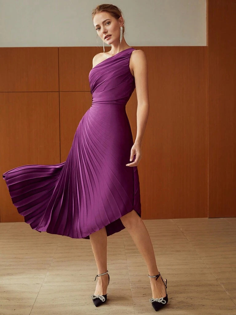 Vestido Arezzo Roxo