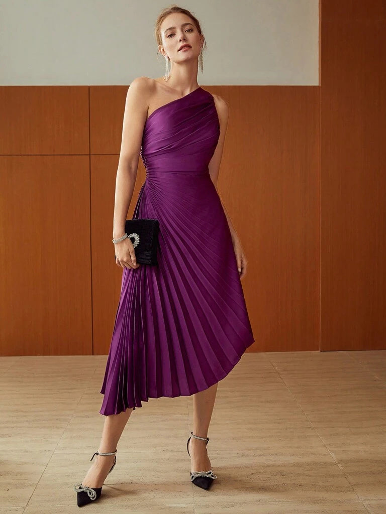 Vestido Arezzo Roxo