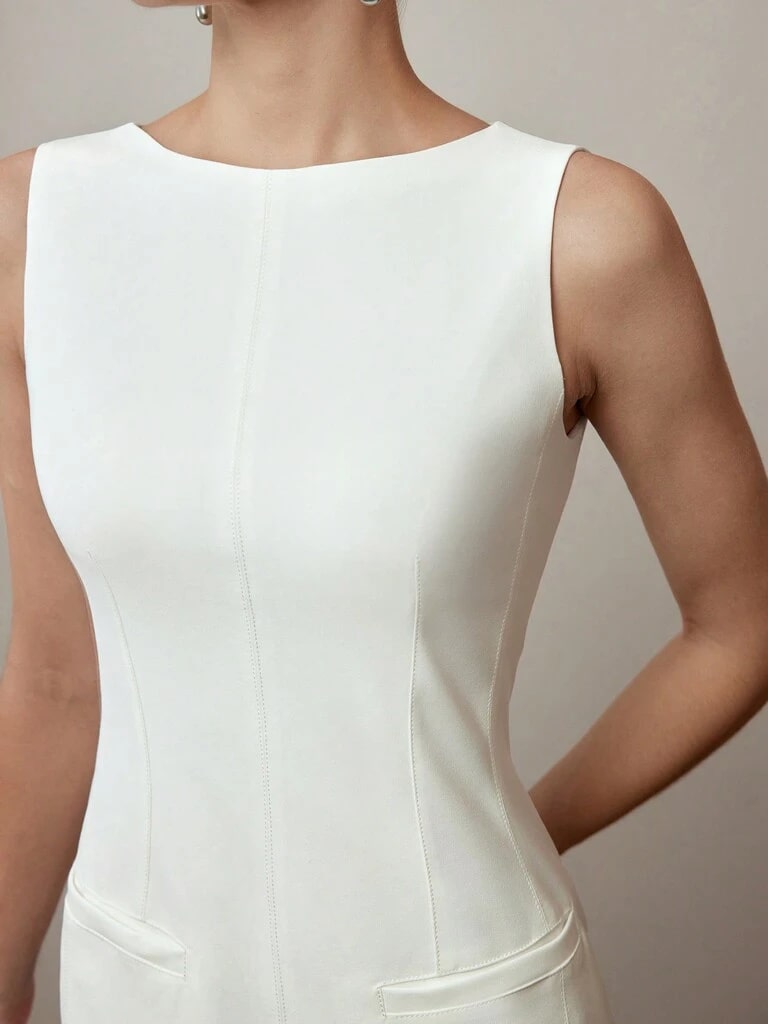 Vestido Branco Emili – Elegância Atemporal