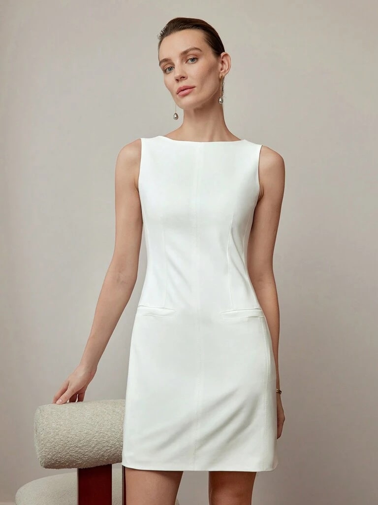 Vestido Branco Emili – Elegância Atemporal