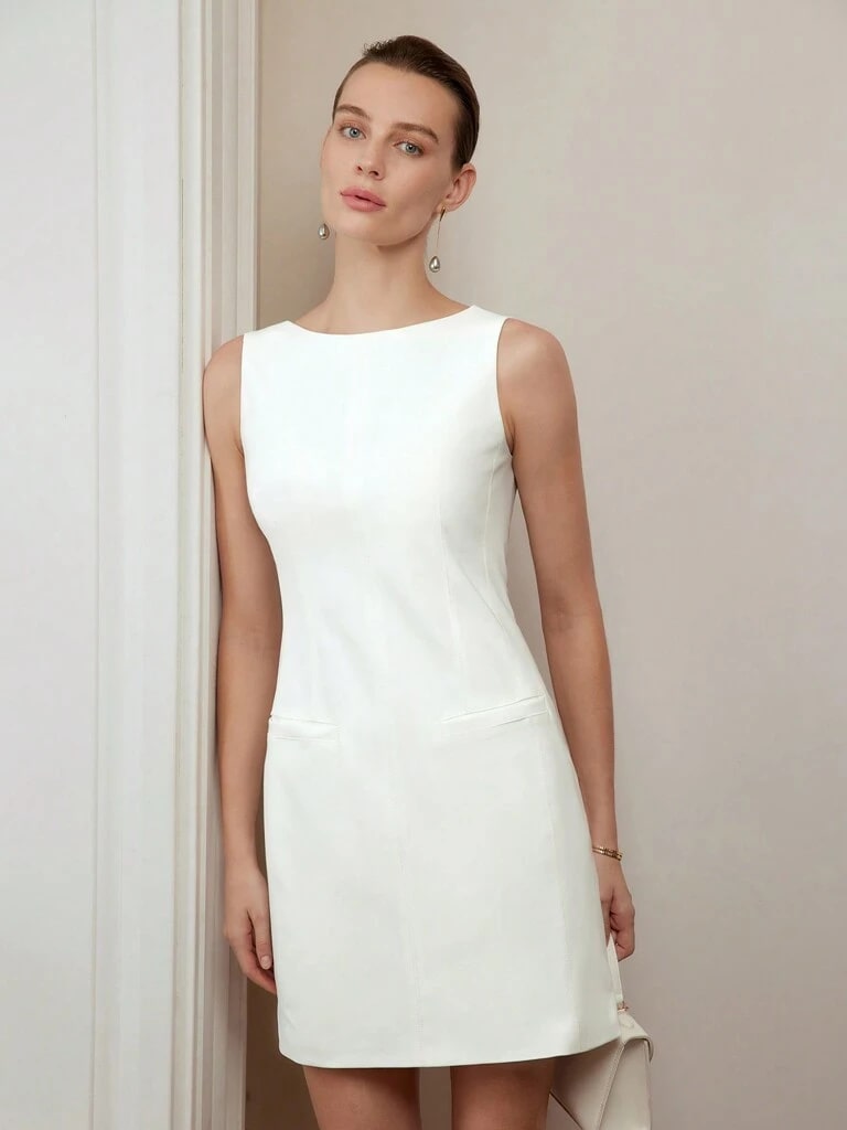 Vestido Branco Emili – Elegância Atemporal