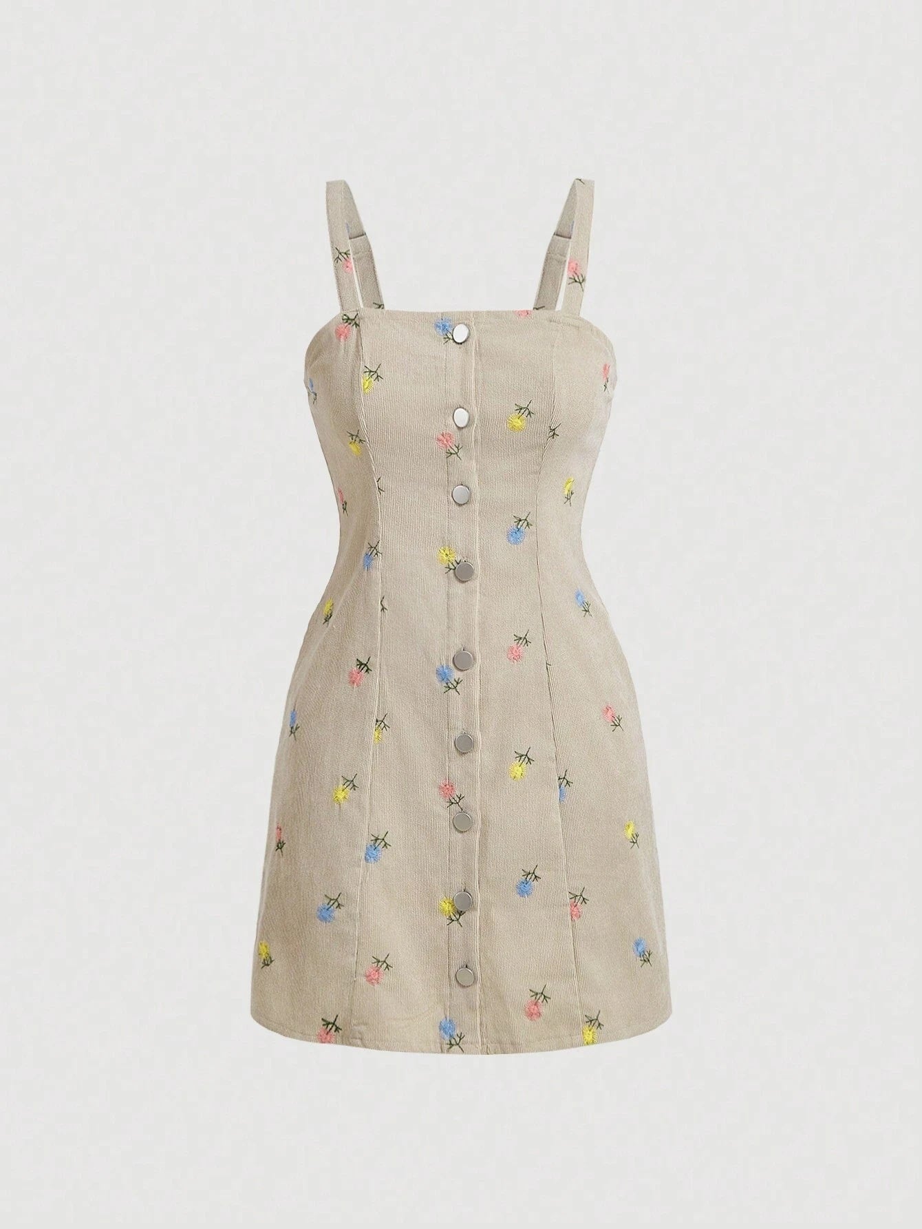 Vestido Curto Flora Verona – Boho Floral Bordado