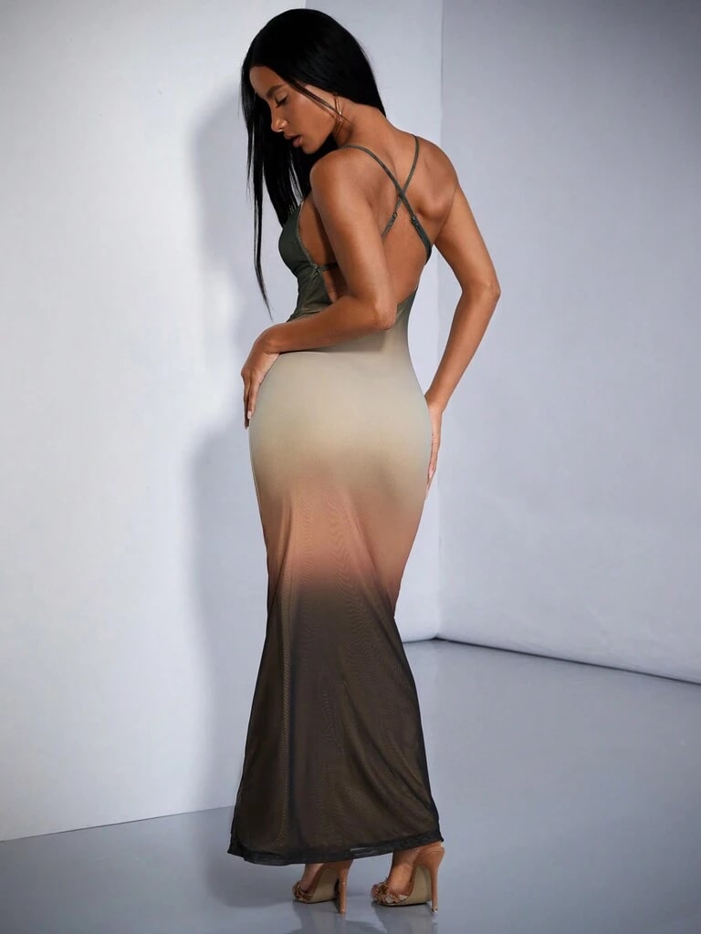 Vestido Longo Multicolorido Aurora