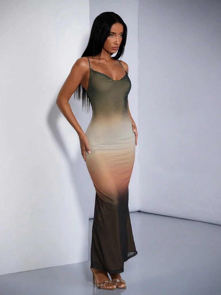 Vestido Longo Multicolorido Aurora