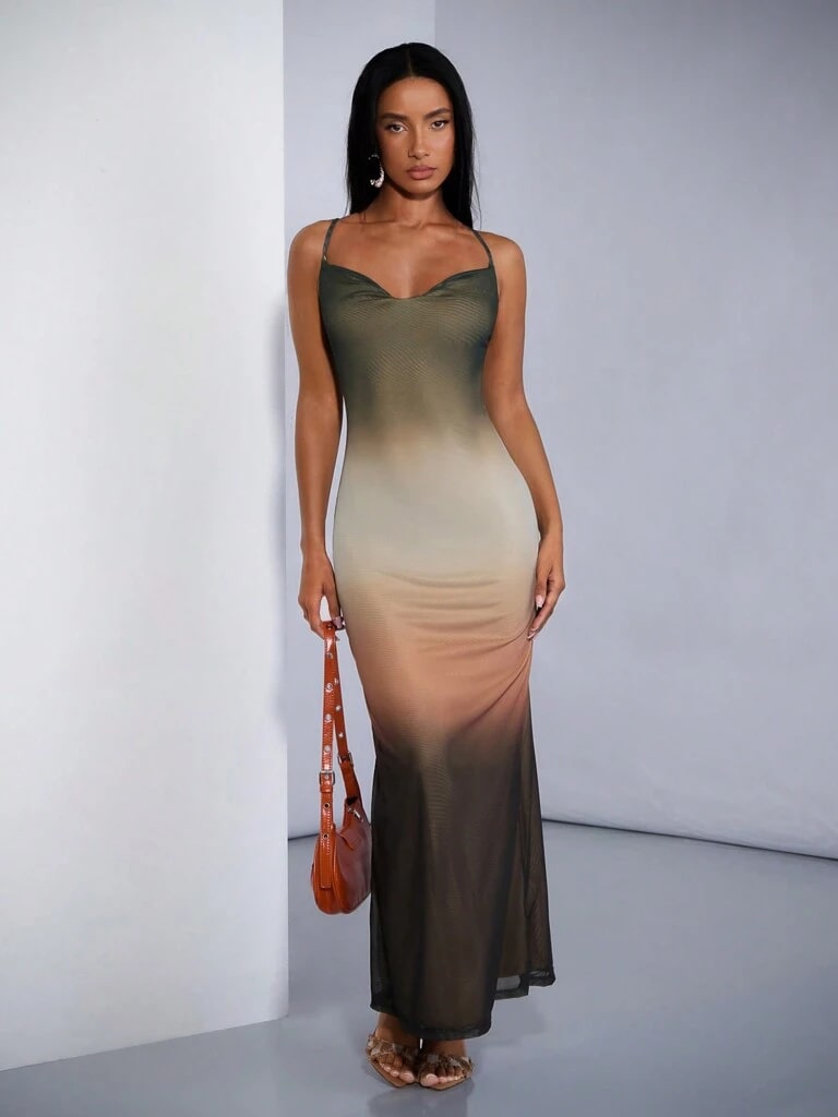 Vestido Longo Multicolorido Aurora