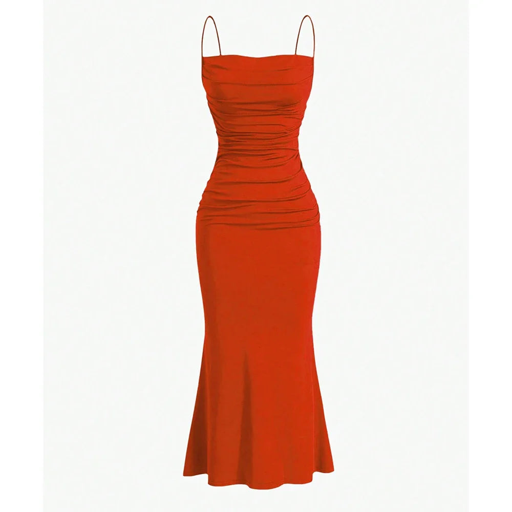 Vestido Midi Sereia Bárbara