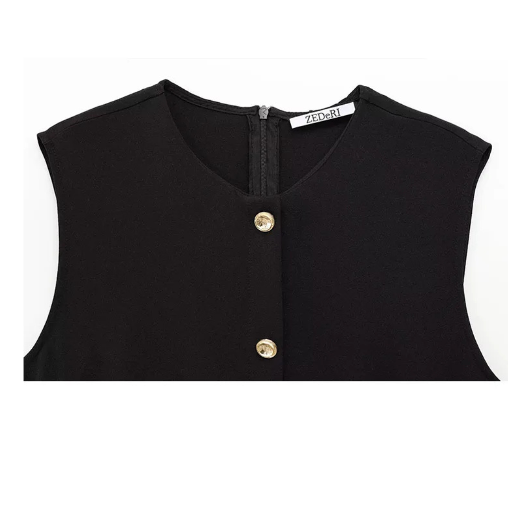 Vestido Midi com Cinto e Fenda Clara – Elegância Prática para o Dia a Dia