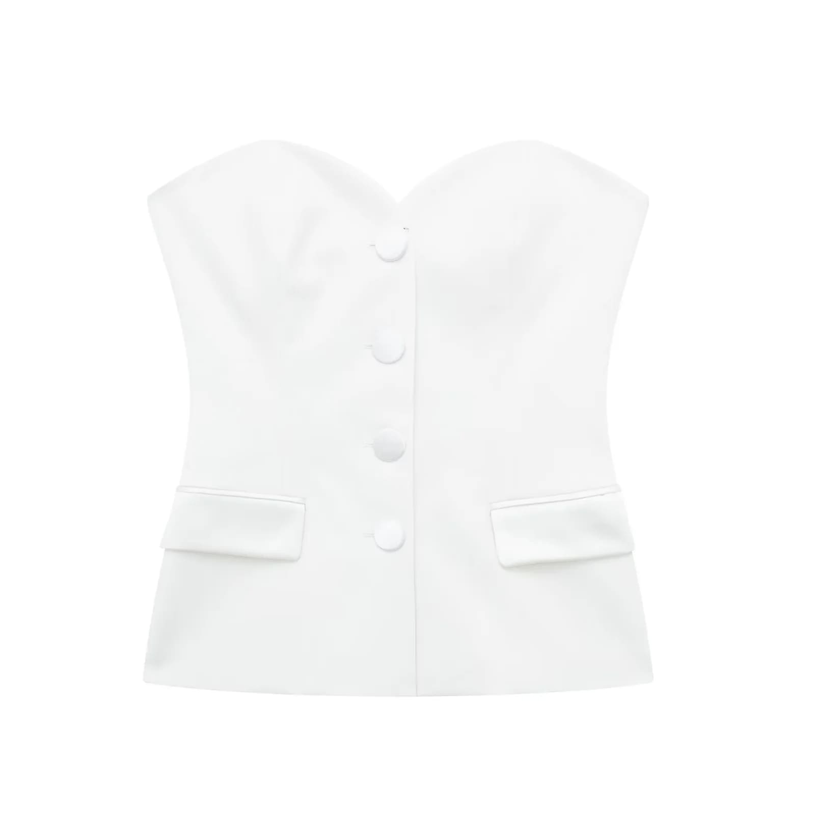 Conjunto Feminino Alfaiataria Branco Isa – Sofisticação Atemporal