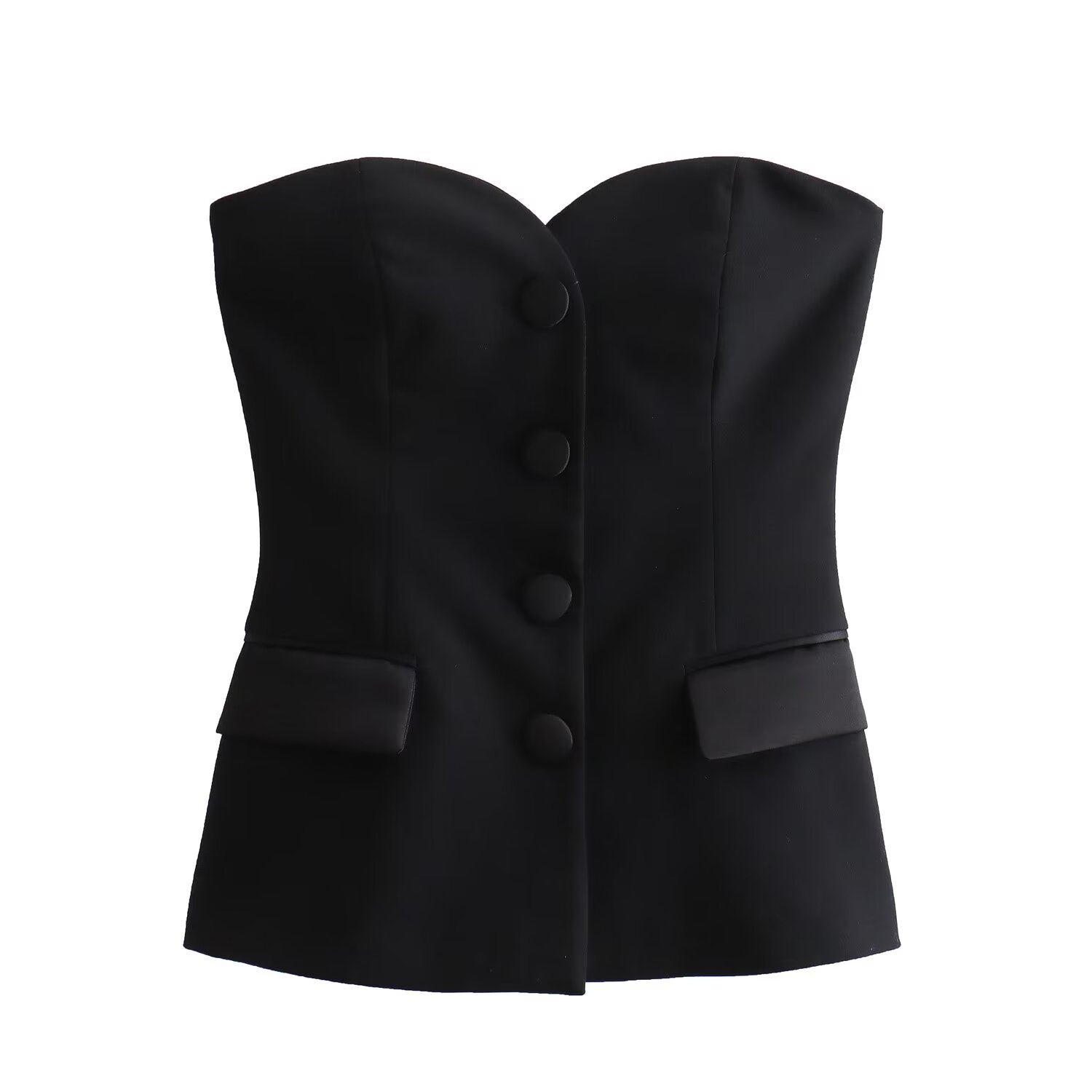 Conjunto Feminino Alfaiataria Preto Isa