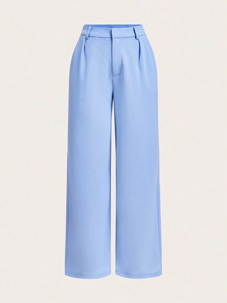 Conjunto Feminino&nbsp;Azul Malvinas – Calça &amp; Jaqueta Curta
