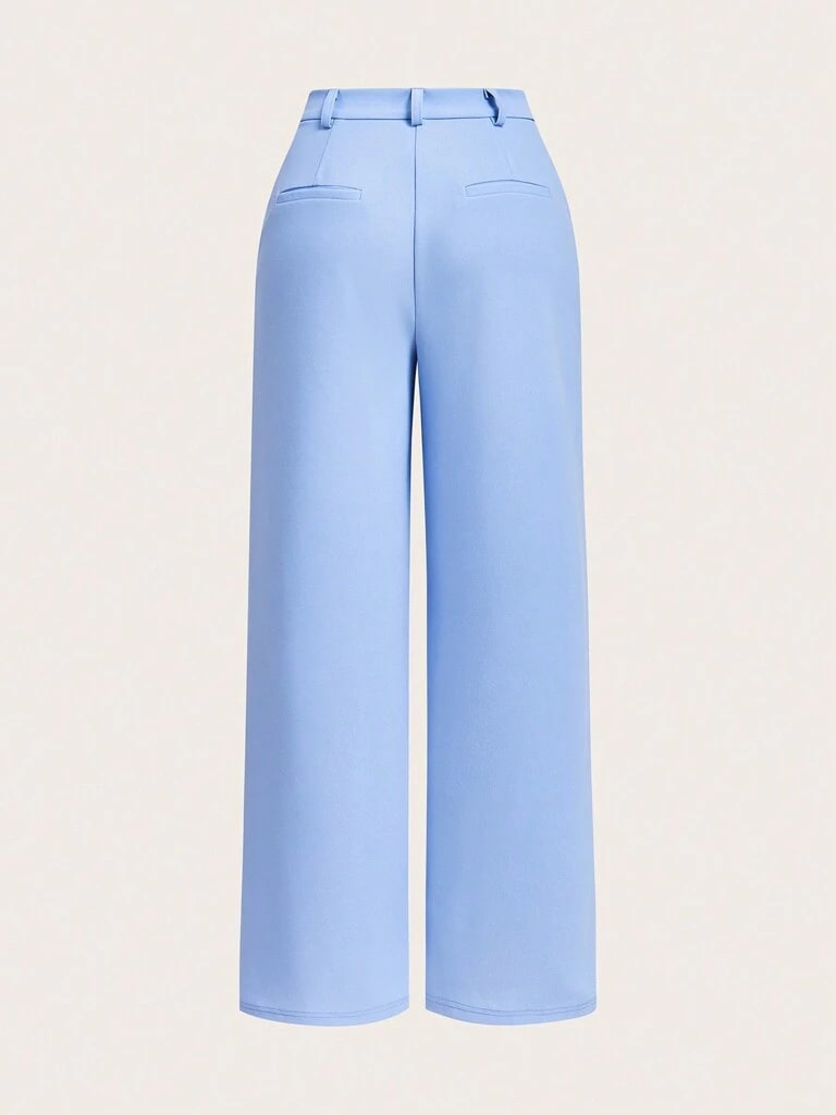 Conjunto Feminino&nbsp;Azul Malvinas – Calça &amp; Jaqueta Curta