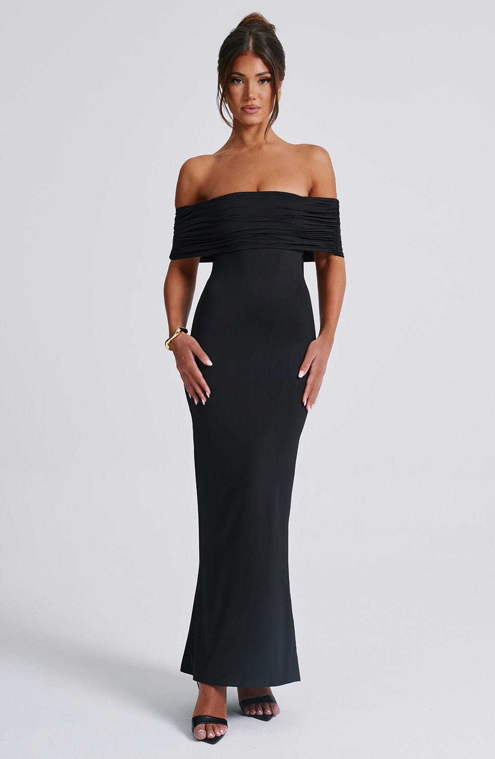 Vestido Longo com decote nas costas Luiza