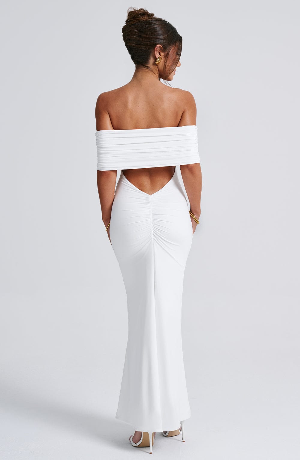Vestido Longo com decote nas costas Luiza