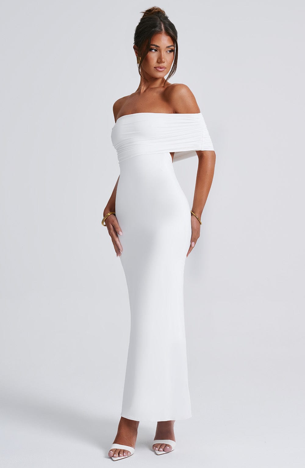 Vestido Longo com decote nas costas Luiza