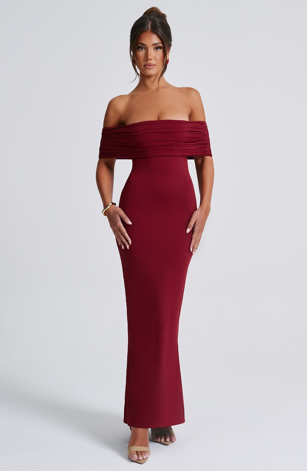 Vestido Longo com decote nas costas Luiza