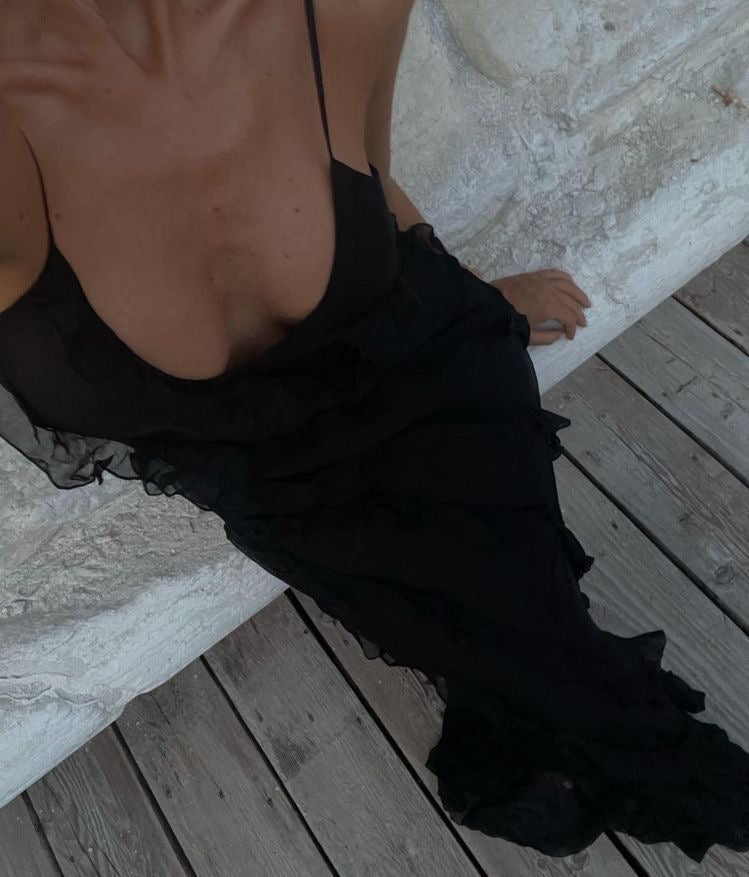 Vestido Longo Tule Malu | Últimas Unidades